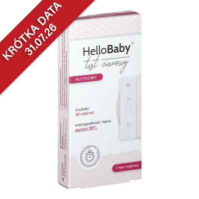 HelloBaby test ciążowy płytkowy
