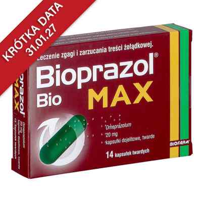 Bioprazol Bio Max 14  od BIOFARM SP.Z O.O. PZN 08301293