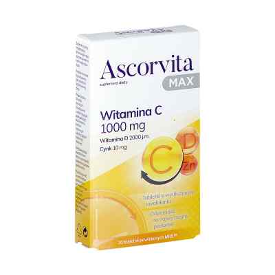 Ascorvita MAX 30 od NP PHARMA SP. Z O.O. PZN 08301324