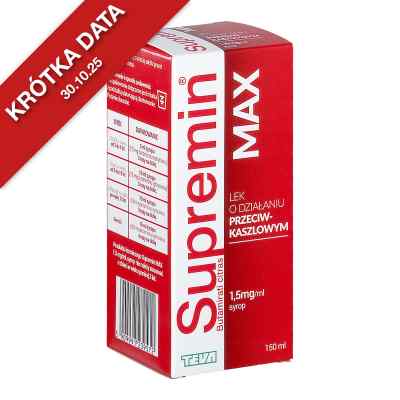 Supremin MAX syrop 1  od POLFARMEX S.A. PZN 08301325