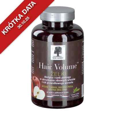 Hair Volume żelki z biotyną i cynkiem 60  od NEW NORDIC PZN 08301454