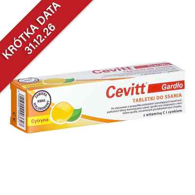 Cevitt Gardło cytryna tabletki
