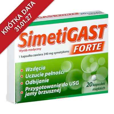 Simetigast Forte kapsułki miękkie