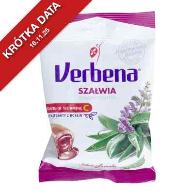 Verbena cukierki szałwia z witaminą C 60 g od IDC HOLDING A.S. PZN 08302588