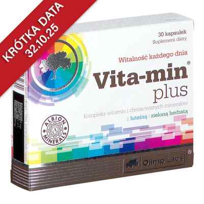 Olimp Vita-Min Plus z luteiną i ziel.herb kapsułki 30  od OLIMP LABORATORIES PZN 08302780