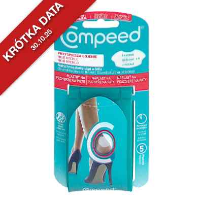 Compeed plastry n/pęcherze n/piętę 5  od LABORATOIRE HRA PHARMA PZN 08302874
