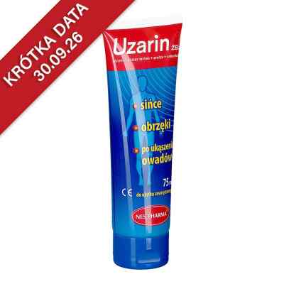 UZARIN Żel 75 ml od NES PHARMA RYSZARD PISKLAK SP. J. PZN 08302998