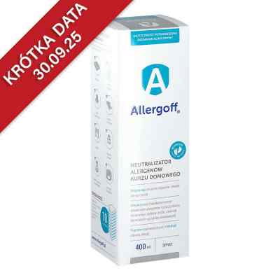 Allergoff neutralizator alergenów kurzu domowego spray 400 ml od ICB PHARMA SP. J. PZN 08303021