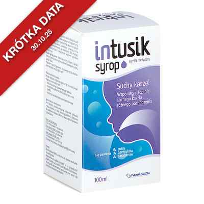 Intusik syrop 100 ml od NOVASCON PHARMACEUTICALS SP. Z O.O. PZN 08303178