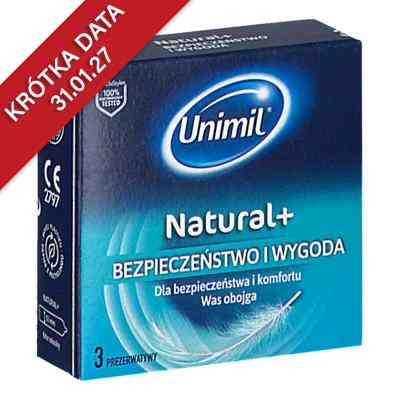 Prezerwatywy UNIMIL Natural+
