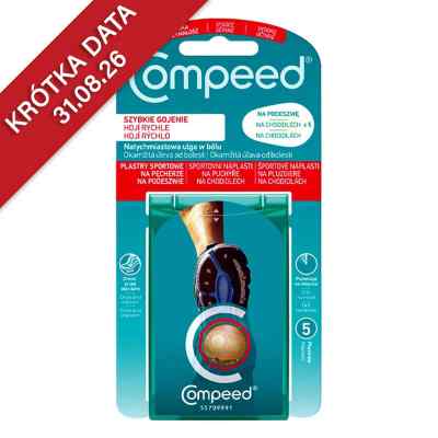 COMPEED Plastry Sportowe na pęcherze na podeszwie