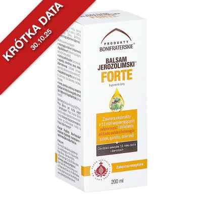 Balsam Jerozolimski Forte płyn 200 ml od PHYTOPHARM KLĘKA S.A. PZN 08303796