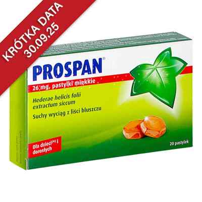 Prospan pastylki miękkie 20  od ENGELHARD ARZNEIMITTEL GMBH & CO KG PZN 08303819