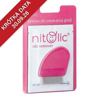 Pipi Nitolic Zestaw do usuw. gnid (20 ml+grzebień)