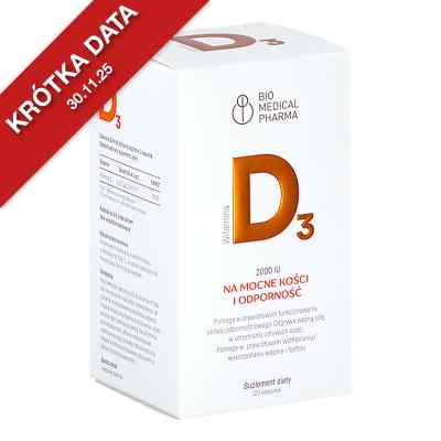 Witamina D3 2000 IU kapsułki 120  od  PZN 08303906