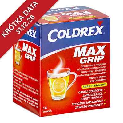 Coldrex MaxGrip (sm. cytryn.) saszetki
