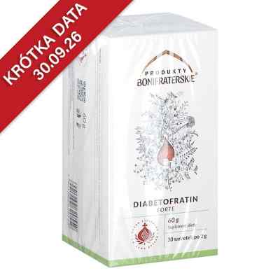 Diabetofratin Forte Produkty Bonifraterskie saszetki 30  od NATUR-VIT MAREK PŁACHTA PZN 08304038