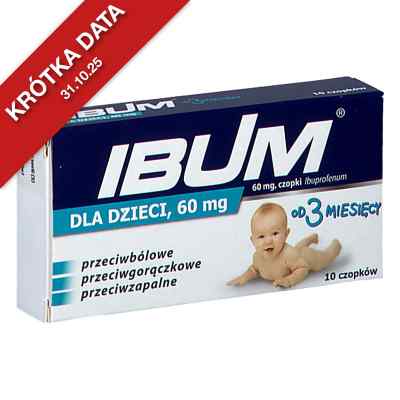 Ibum dla dzieci czopki 60 mg 10  od  PZN 08304257