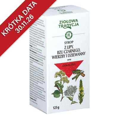 Syrop z lipy bzu czarnego wierzby i dziewanny