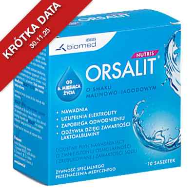 Orsalit Nutris o smaku malinowo-jagodowym saszetki 10  od  PZN 08304743