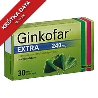 Ginkofar Extra tabletki powlekane 30  od  PZN 08304871