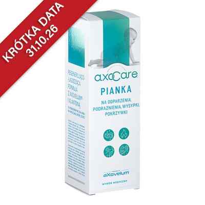 AxoCare Pianka na odparzenia, podrażnienia, wysypki, pokrzywki