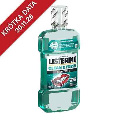 Listerine Clean & Fresh Płyn do płukania jamy ustnej mild taste