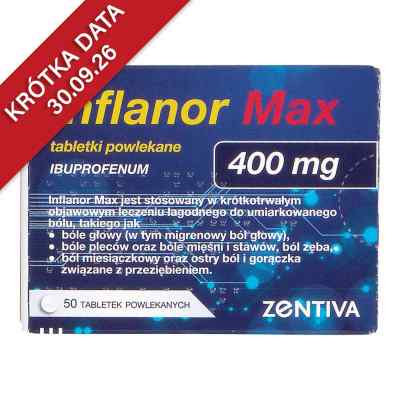 Inflanor Max tabletki powlekane 50  od ZENTIVA K.S. PZN 08305426