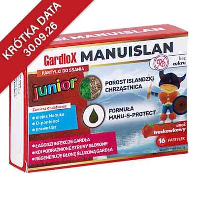 Gardlox Manuislan Junior pastylki  16  od S-LAB SP. Z O.O. PZN 08305622