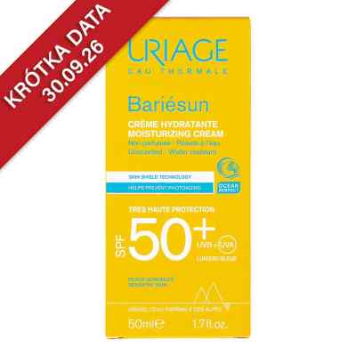Uriage Bariesun Krem nawilżający do skóry wrażliwej SPF 50+