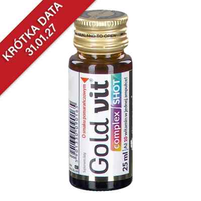 Olimp Gold-Vit Complex Shot o smaku pomarańczowym