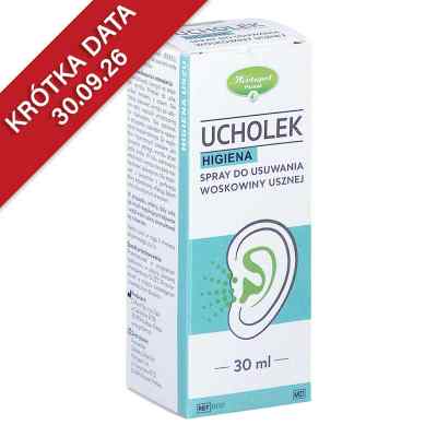 Ucholek Higiena Spray do usuwania woskowiny usznej