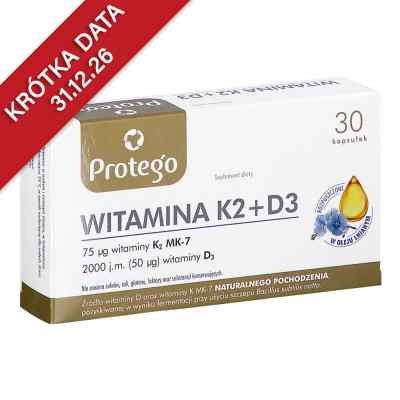 Protego Witamina K2 + D3 kapsułki