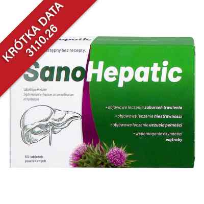 SanoHepatic tabletki powlekane