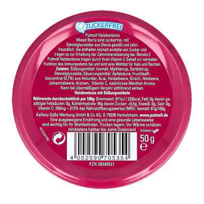 Pulmoll Mixed Berry mit Acai + Vitamin C zuckerfr. zamów na apo-discounter.pl