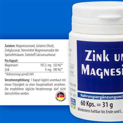Zink + Magnesium Kapseln zamów na apo-discounter.pl
