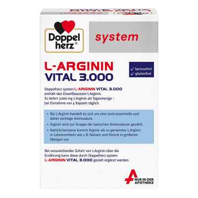 Doppelherz L-arginina 3000 system kapsułki zamów na apo-discounter.pl