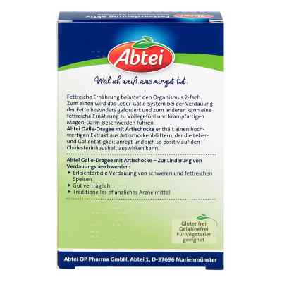Abtei Galle tabletki powlekane z wyciągiem z karczocha zamów na apo-discounter.pl