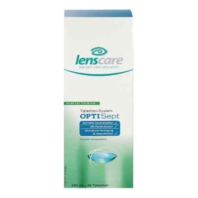 Lenscare Optisept Kombip.350 ml+45 Tabl.+1 Beh. zamów na apo-discounter.pl