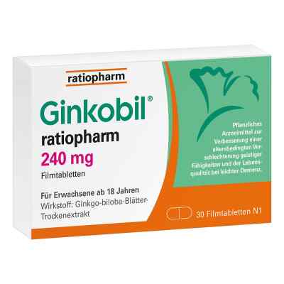 Ginkobil ratiopharm 240 mg tabletki powlekane zamów na apo-discounter.pl
