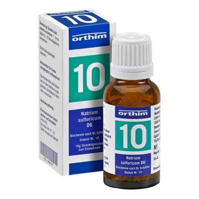 Biochemie Globuli 10 Natrium sulfuricum D 6 zamów na apo-discounter.pl