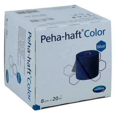 Peha Haft Color Fixierbinde latexf.8cmx20m blau zamów na apo-discounter.pl