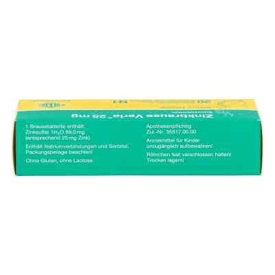 Zinkbrause Verla 25 mg Brausetabl. zamów na apo-discounter.pl