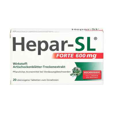Hepar-SL forte 600 mg tabletki powlekane Hepar-SL forte 600 mg tabletki powlekane