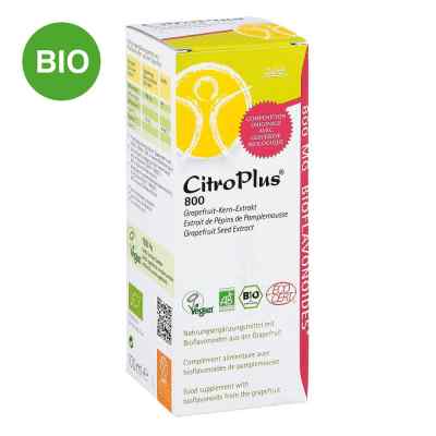 Citroplus 800 BIO krople - wyciąg z grejpfruta 100 ml od GSE Vertrieb Biologische Nahrungsergänzungs- & Hei PZN 09004689