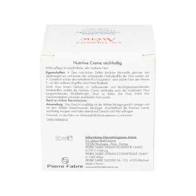 Avene Nutritive Riche Krem odżywczy do skóry wrażliwej, b.suchej Avene Nutritive Riche Krem odżywczy do skóry wrażliwej, b.suchej