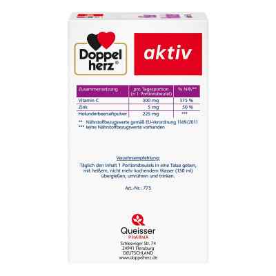 Doppelherz Heißer Holunder granulat czarny bez z wit.C + cynk zamów na apo-discounter.pl