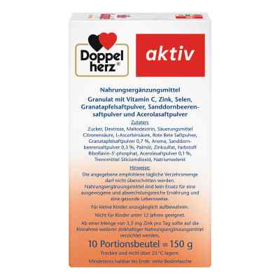 Doppelherz Heisser Granatapfel granulat granat z rokitnikiem i a zamów na apo-discounter.pl