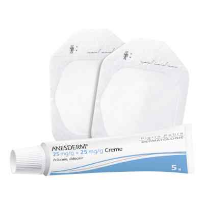 Anesderm 25 mg/g + 25 mg/g Creme + 2 Pflaster zamów na apo-discounter.pl