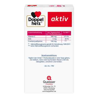 Doppelherz Heiße Cranberry granulat żurawinowy z wit.C + cynk zamów na apo-discounter.pl